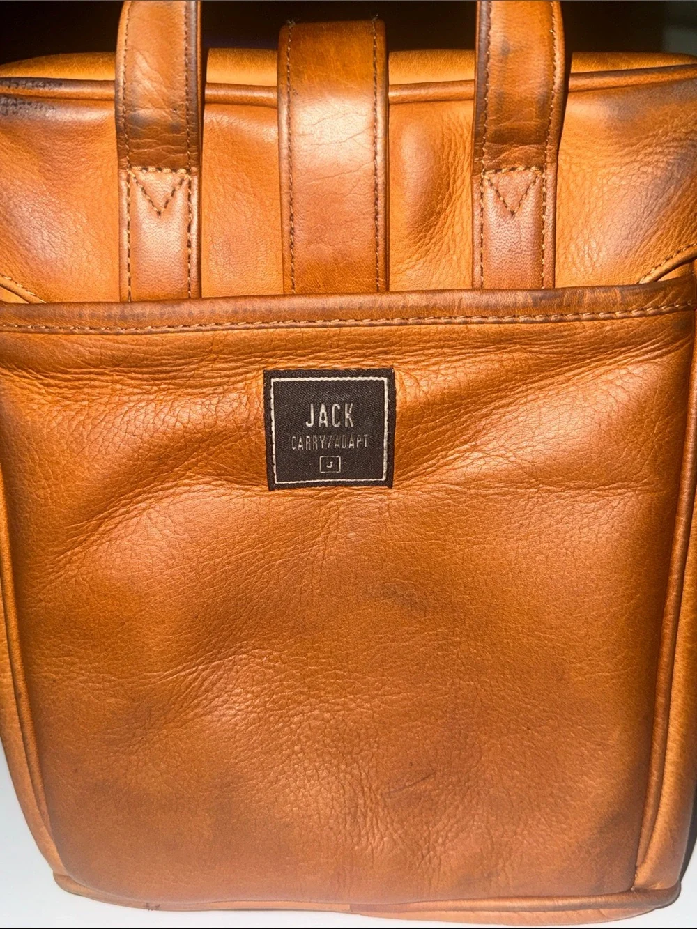 Jack by Jill.e Designs Hudson All Leather Camera Bag In good condition.